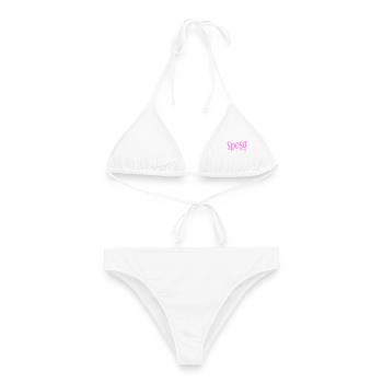 Sposa 2027 Italia - Frauen Bikini - Weiß - Vorne - AI Model Female 172 dark (172cm)