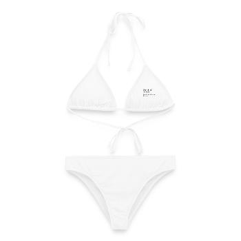 Lehrerin Substantiv Influencerin Schule Geschenk - Frauen Bikini - Weiß - Vorne - AI Model Female 172 dark (172cm)