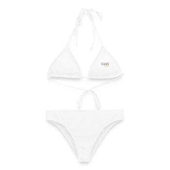 Daddy Legion - Frauen Bikini - Weiß - Vorne - AI Model Female 172 dark (172cm)