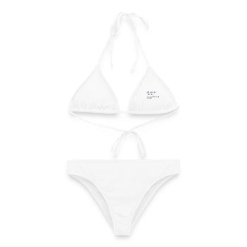 Lehrerin Substantiv Influencerin Lustig Geschenk - Frauen Bikini - Weiß - Vorne - AI Model Female 172 dark (172cm)