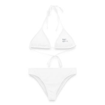 Lehrerin Substantiv Influencerin Lustig Geschenk - Frauen Bikini - Weiß - Vorne - AI Model Female 172 dark (172cm)