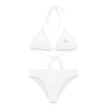Lehrerin Substantiv Influencerin Lustig Geschenk - Frauen Bikini - Weiß - Vorne - AI Model Female 172 dark (172cm)
