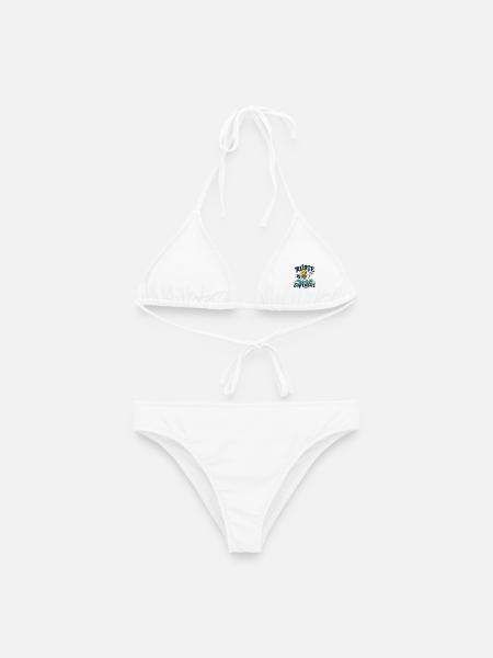 Möwe – Küste statt Hetze - Frauen Bikini - Weiß