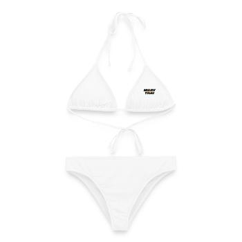 Muay Thai - Frauen Bikini - Weiß - Vorne - AI Model Female 172 dark (172cm)
