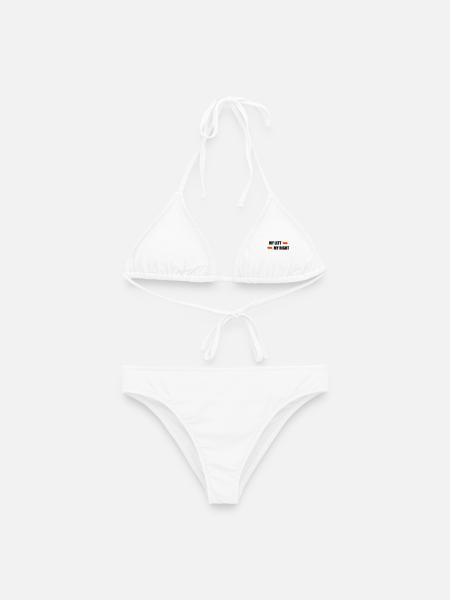 Mein Links Mein Rechts - Frauen Bikini - Weiß