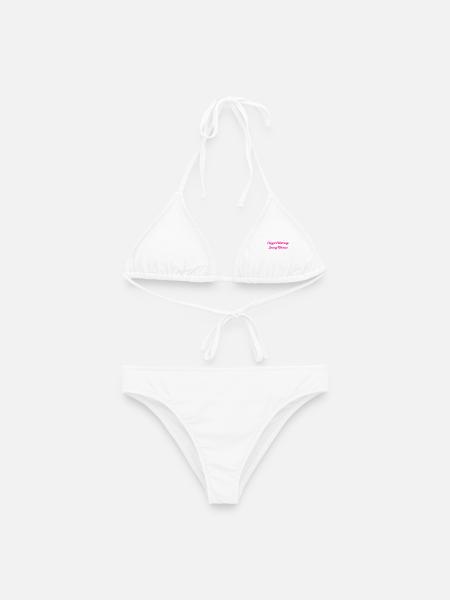 Trigger Warning: Strong Woman - Frauen Bikini - Weiß