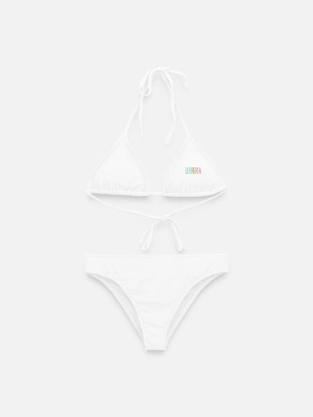 Lehrerin mit Herz Geschenk - Frauen Bikini - Weiß