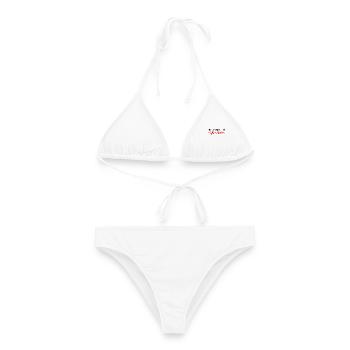 Nur einmal mit Profis arbeiten - Frauen Bikini - Weiß - Vorne - AI Model Female 172 dark (172cm)