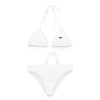 Gemüsegarten Geschenk für Gartenfreunde. - Frauen Bikini - Weiß - Vorne - AI Model Female 172 dark (172cm)