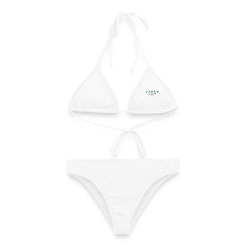 Christmas Was Planned – So Here We Are - Frauen Bikini - Weiß - Vorne - AI Model Female 172 dark (172cm)