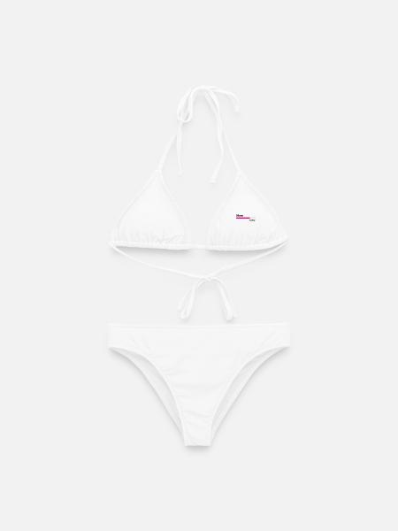 Mama lädt... Bitte warten - Werdende Mutter - Frauen Bikini - Weiß