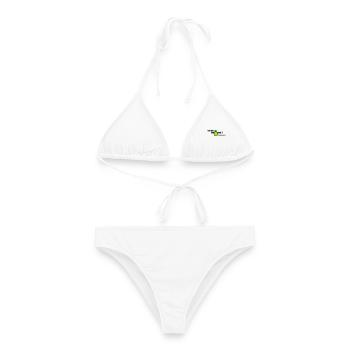 Enthousiaste - Bikini femme - blanc - Devant - AI Model Female 172 dark (172cm)