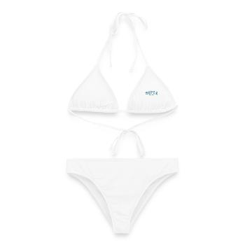 Sofia gegründet 1996 - Frauen Bikini - Weiß - Vorne - AI Model Female 172 dark (172cm)
