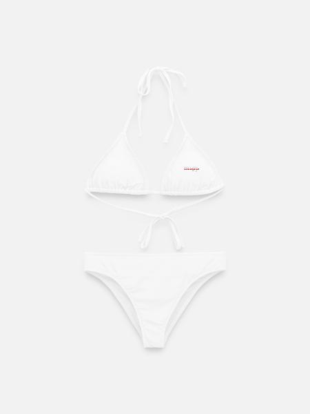 Willkommens-Shirt Jugendfeuerwehr Trupp 2026 - Frauen Bikini - Weiß
