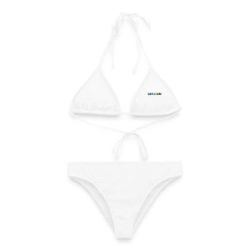 Science Motiv Nerd Humor - Frauen Bikini - Weiß - Vorne - AI Model Female 172 dark (172cm)