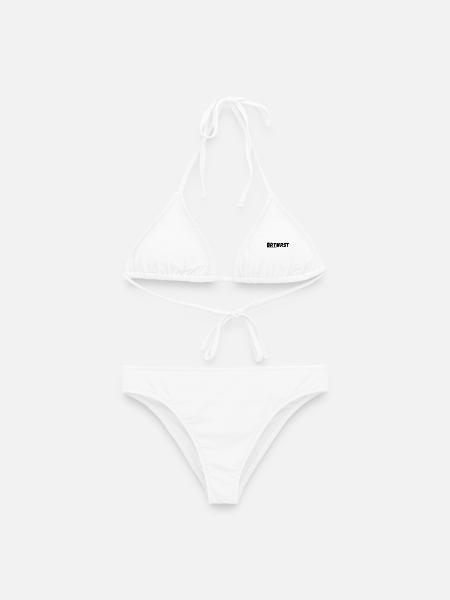 bratwurst-grillmeister-cool-papa lustig sommer - Frauen Bikini - Weiß