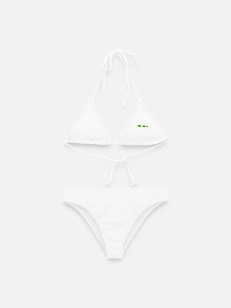 Schildkröten Schildkröten - Frauen Bikini - Weiß