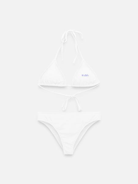Hier könnte Ihre Werbung stehen. - Frauen Bikini - Weiß