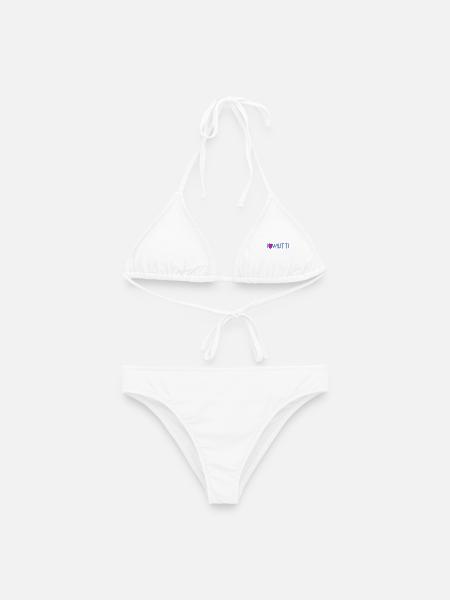 Mama I love Mutti Spruch Muttertag - Frauen Bikini - Weiß