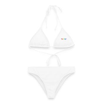 Rendre l’Amérique à nouveau gay - Bikini femme - blanc - Devant - AI Model Female 172 dark (172cm)