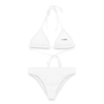 Drapeau de la Suède - Helsingborg - Sverige - Schweden - Bikini femme - blanc - Devant - AI Model Female 172 dark (172cm)