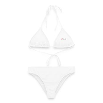 I love s'Ländle Baden Württemberg - Frauen Bikini - Weiß - Vorne - AI Model Female 172 dark (172cm)