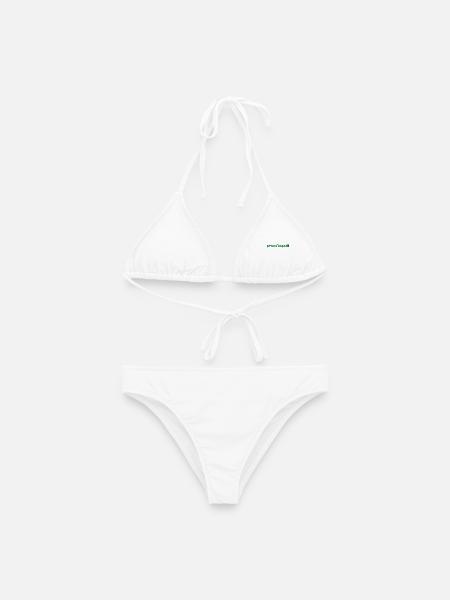 Feeling Privileged | Developer mood | dark - Frauen Bikini - Weiß