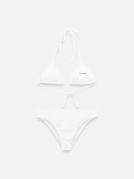 Fühle mich ABGEKOPPELT | Entwicklerstimmung | Dunkel - Frauen Bikini - Weiß
