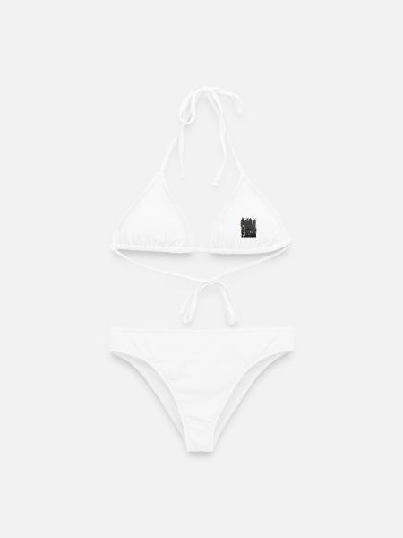 Harz Style - Brocken Wald Wandern Geschenk - Frauen Bikini - Weiß