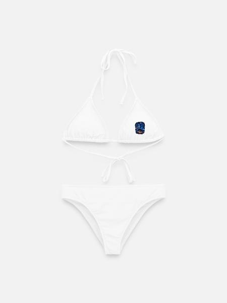Spiritueller Fuchs Magische Wald Landschaft - Frauen Bikini - Weiß