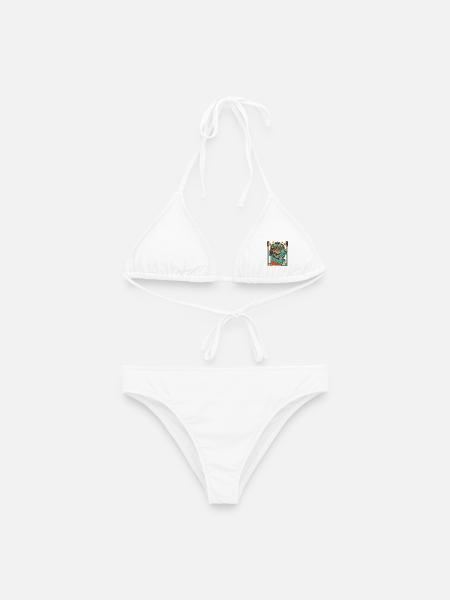 MAAT Göttin der Gerechtigkeit - Frauen Bikini - Weiß