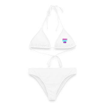 Sandboarding Mode ON Dünen voller Adrenalin - Frauen Bikini - Weiß - Vorne - AI Model Female 172 dark (172cm)