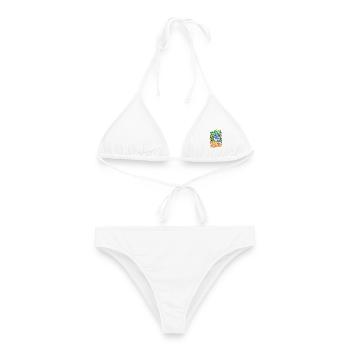 Wildlife Photographer Focus On Nature Photography - Frauen Bikini - Weiß - Vorne - AI Model Female 172 dark (172cm)
