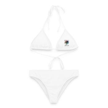 Save Pinkzeh Rosafuss Tarantel - Frauen Bikini - Weiß - Vorne - AI Model Female 172 dark (172cm)