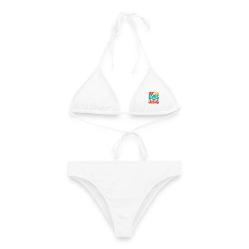 Jesus Glaube Geschenkidee Christen - Frauen Bikini - Weiß - Vorne - AI Model Female 172 dark (172cm)