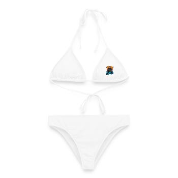 Cane Corso - Frauen Bikini - Weiß - Vorne - AI Model Female 172 dark (172cm)