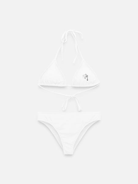 Waage Tierkreis-Astrologie - Frauen Bikini - Weiß