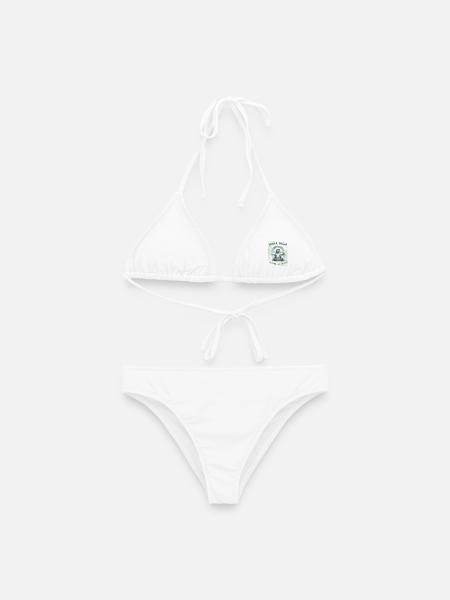 Inner Peace – Powered by Grass Design - Frauen Bikini - Weiß