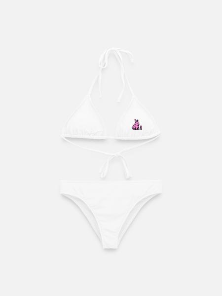 Hasenprinzessin - Frauen Bikini - Weiß