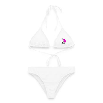 RS 500 Régate de dériveurs à voile voile de couleur - Bikini femme - blanc - Devant - AI Model Female 172 dark (172cm)