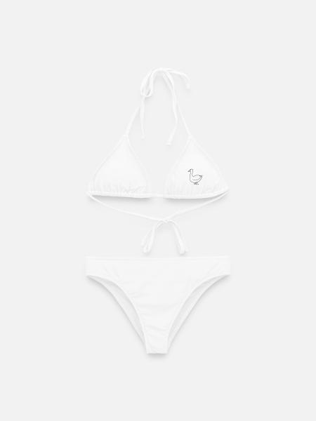 Gans verärgert 2 - Frauen Bikini - Weiß