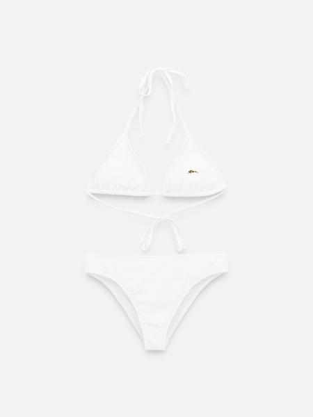 Eidechse - Frauen Bikini - Weiß