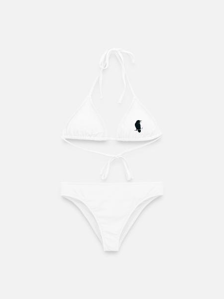 Schwarzer Rabe - Frauen Bikini - Weiß