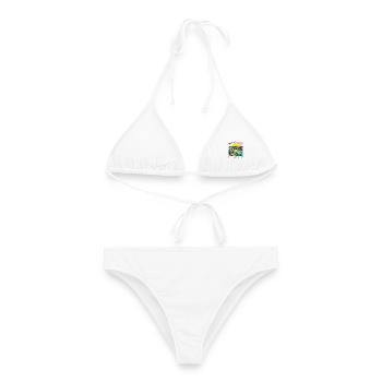 City Retro Reading Berkshire English Town Skyline - Frauen Bikini - Weiß - Vorne - AI Model Female 172 dark (172cm)