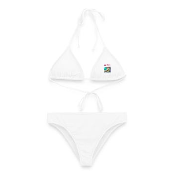 City Vintage Bournemouth England Coastal Travel - Frauen Bikini - Weiß - Vorne - AI Model Female 172 dark (172cm)