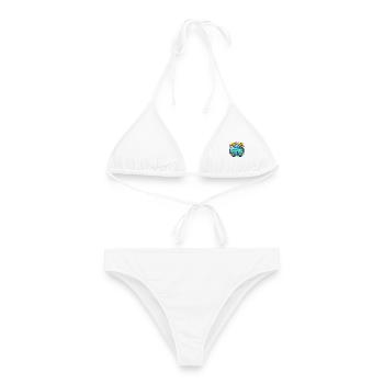 Punta Cana Tauchen Schnorcheln Karibik Urlaub - Frauen Bikini - Weiß - Vorne - AI Model Female 172 dark (172cm)
