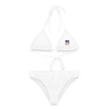 Montmartre Fete des Vendanges Paris France - Frauen Bikini - Weiß - Vorne - AI Model Female 172 dark (172cm)