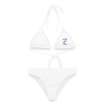 The Kayak Has a Parking Problem – Kajak - Frauen Bikini - Weiß - Vorne - AI Model Female 172 dark (172cm)