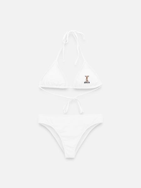 Weihnachten - Frauen Bikini - Weiß