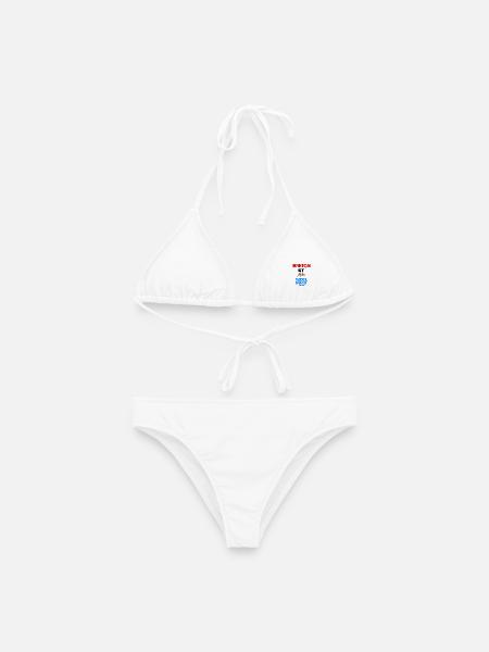 Bretonisch und stur – bretonischer Stolz - Frauen Bikini - Weiß